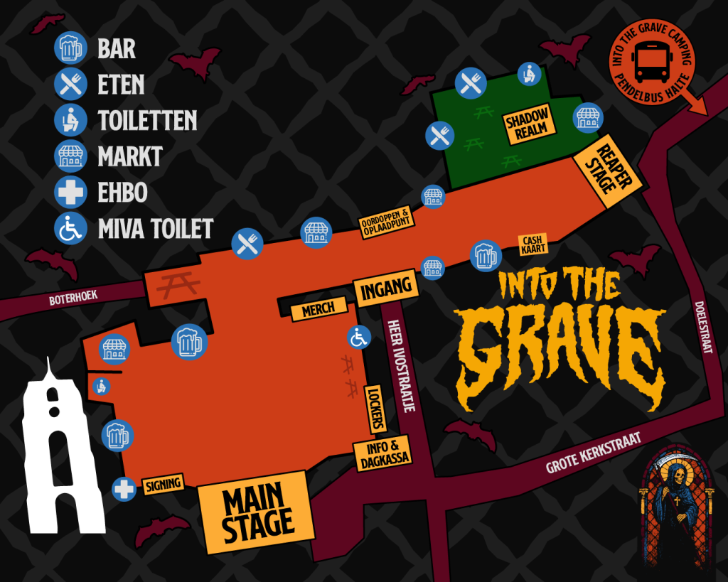 Into The Grave - Plattegrond